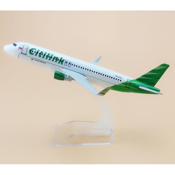 Miniatur Diecast Pesawat Terbang Citilink Besi