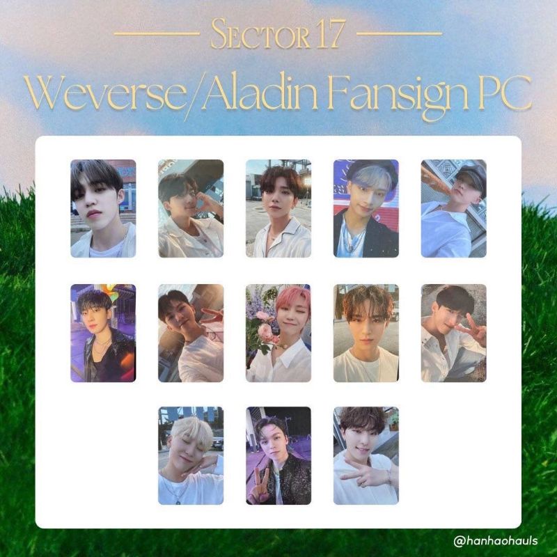 [ READY STOCK ] SEVENTEEN 4TH REPACKAGE ALBUM SECTOR 17  FANSIGN BENEFIT WEVERSE