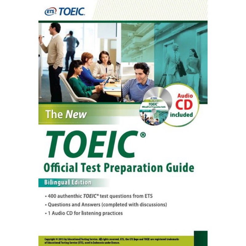 Jual toeic official test preparation guide bilingual edition indonesia