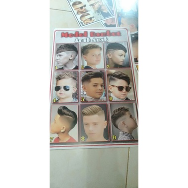 poster potong rambut barbershop