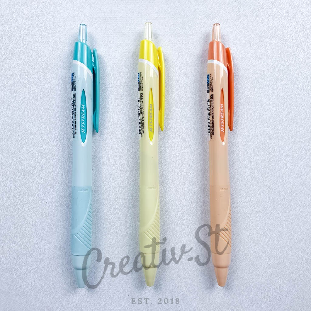 

Uni Jetstream Ballpoint Pen Bolpen Pulpen Pena 0.5 Mm Water Based Limited Color