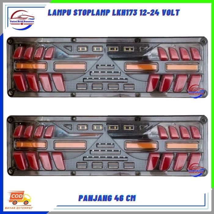 Lampu Variasi Stop Lamp Stoplamp Rem Sein Sen Running Led Belakang Variasi Mobil Truk truck Gandeng 