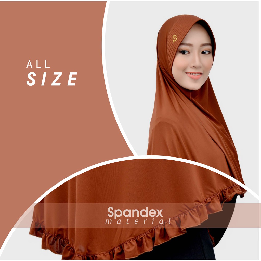 PABRIK HIJAB - JILBAB/ KERUDUNG/ HIJAB INSTAN DAISY SPANDEX PREMIUM