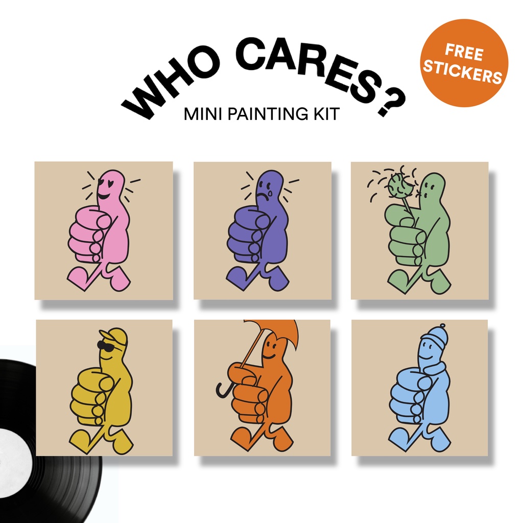 

Rex Orange County - Who Cares Mini Paint by Number Kit