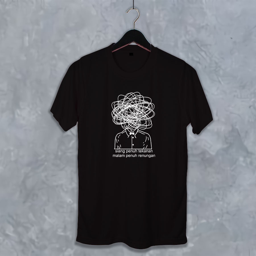 kaos distro motif renungan - koas pria wanita