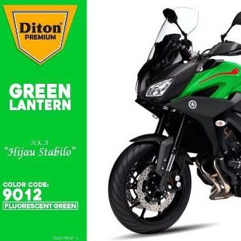 Cat Pilok Diton Premium **9012  FLOURESCENT GREEN  STABILO HIJAU 400ml