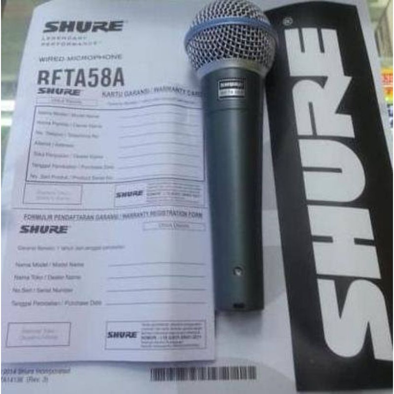 MIC SHURE BETA 58A ORIGINAL BETA58A