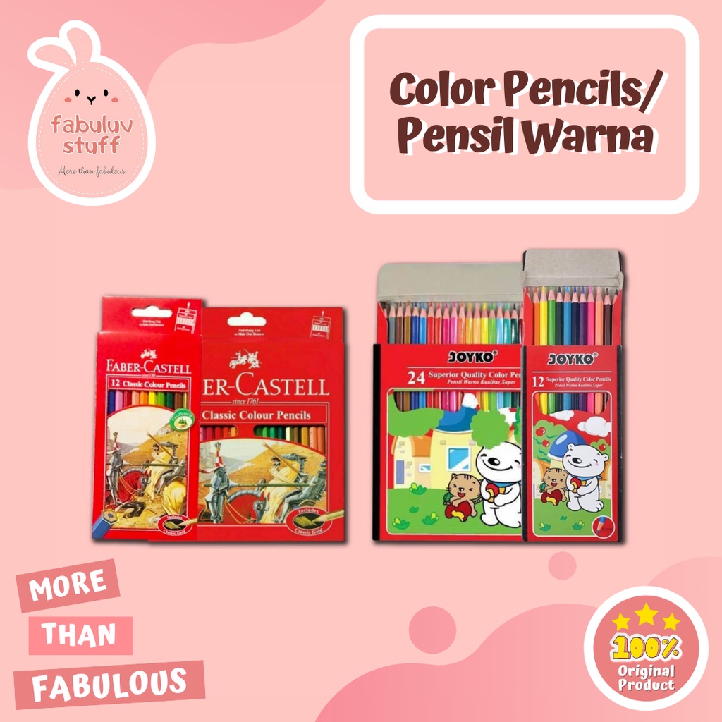 

ATK ~ Pensil Warna isi 12 24 / Color Pencil / Pensil Mewarnai