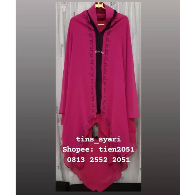 Sisesa khimar bishri pink
