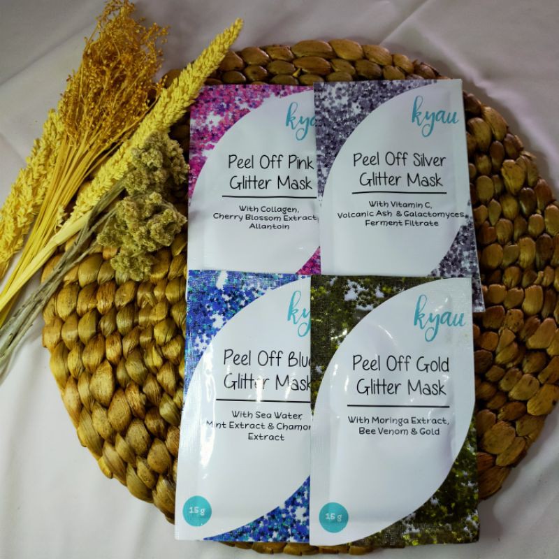 PEEL OFF MASK GLITTER BY KYAU.ID