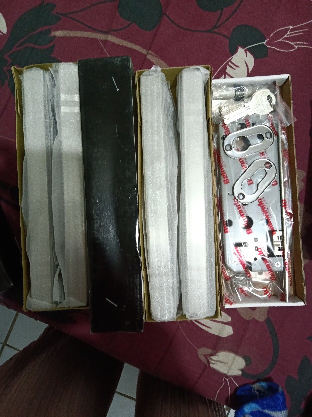 Paket Handle Pintu Stainless 25cm 2set + Body Pelor Promox