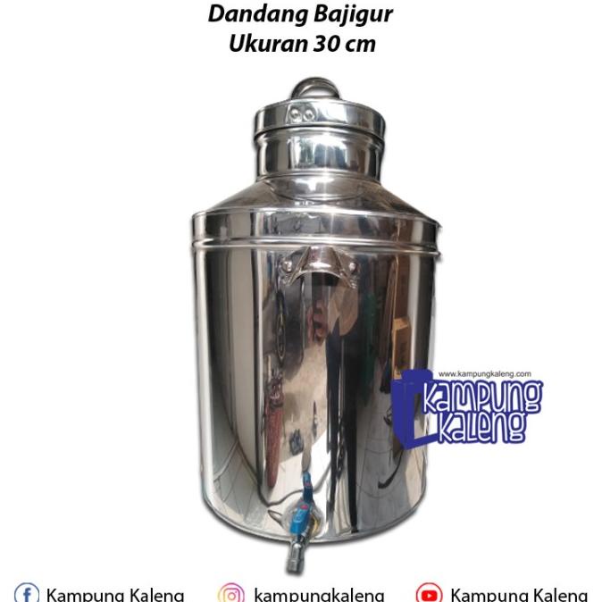 Silahkan Order] Dandang Bajigur Ukuran 30 cm Plus Keran