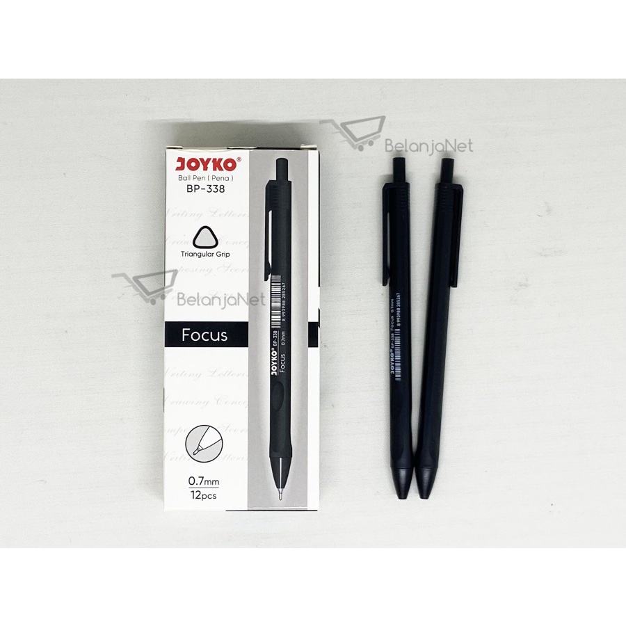 Pen Cetek Pulpen Ballpoint Ball Pen Joyko Vocus BP-338 0.7mm [1 LUSIN]