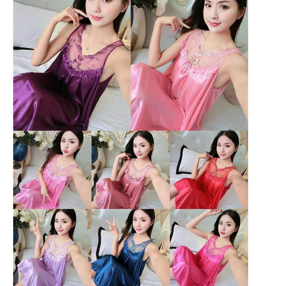 Hot Sell.. PX -Baju Tidur DTST Satin/Tricot Satin