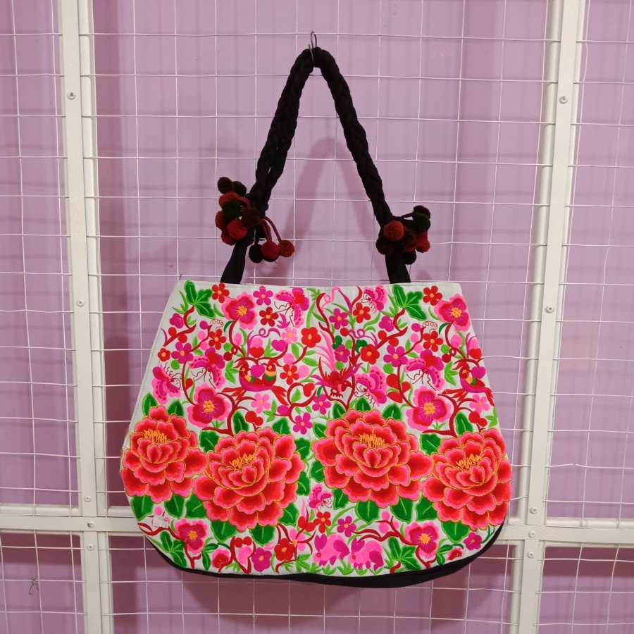 Tas bangkok bunga bordir