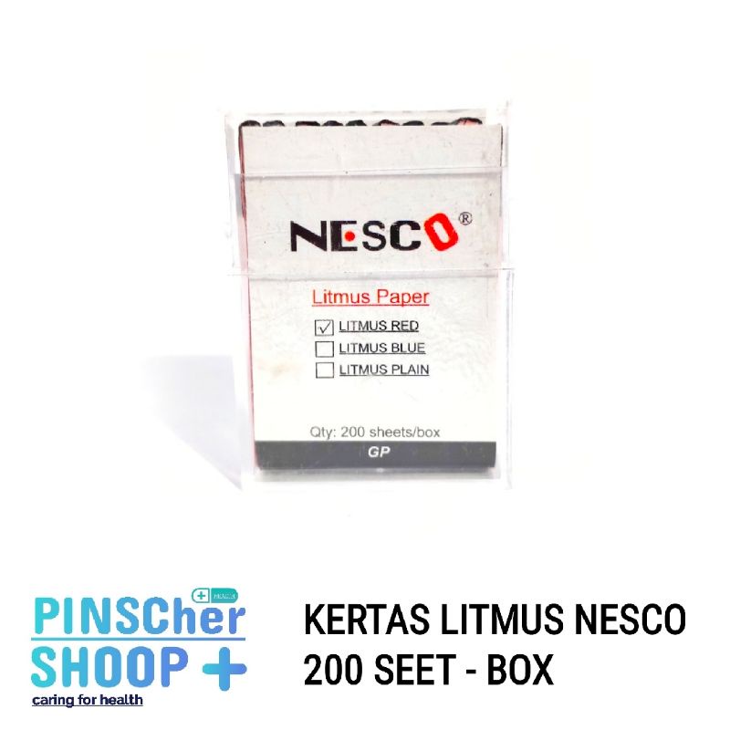 KERTAS LAKMUS BIRU PINK / LITMUS NESCO 200 PCS