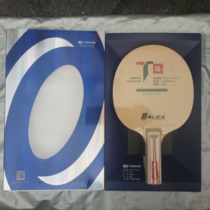 yinhe T10s carbon bat tenis meja