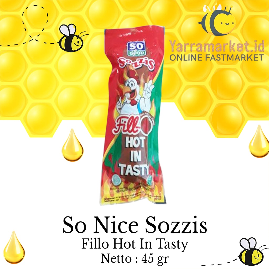 SO NICE SOZZIS FILL-O HOT IN TASTY 45gr