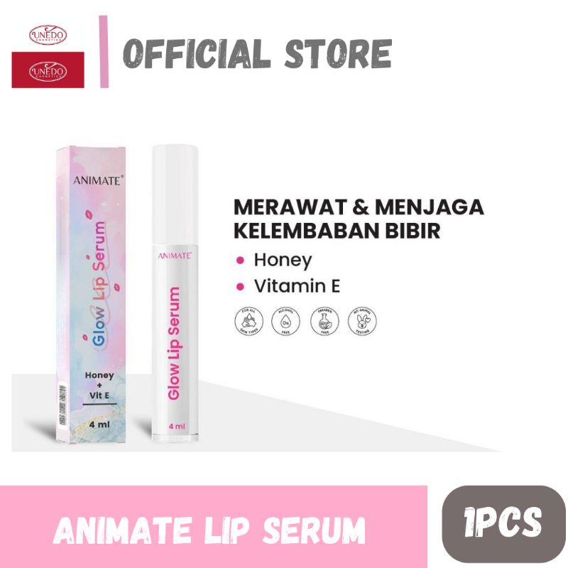 ANIMATE Lip Serum Glow Honey + Vit E