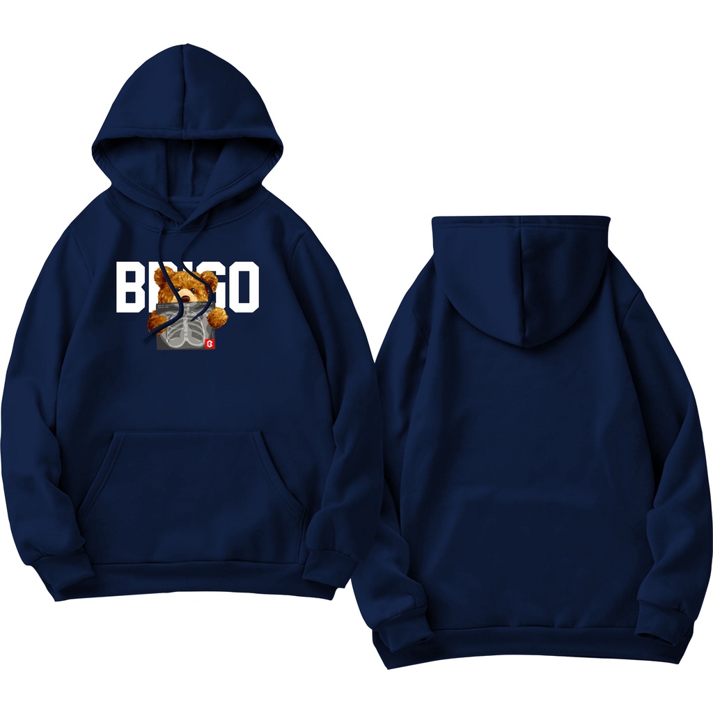 Sweater Hoodie BRIGO Sablon DTF Fleece Cotton || BRIGO Jumper Hoodie BERUANG RONTGEN M-XXL (Pria &amp; Wanita) Free stiker&amp;Gantungan Kunci