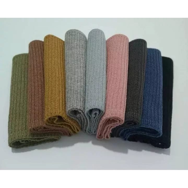 Inner Rajut Bandana Salur Anisa 1 Warna