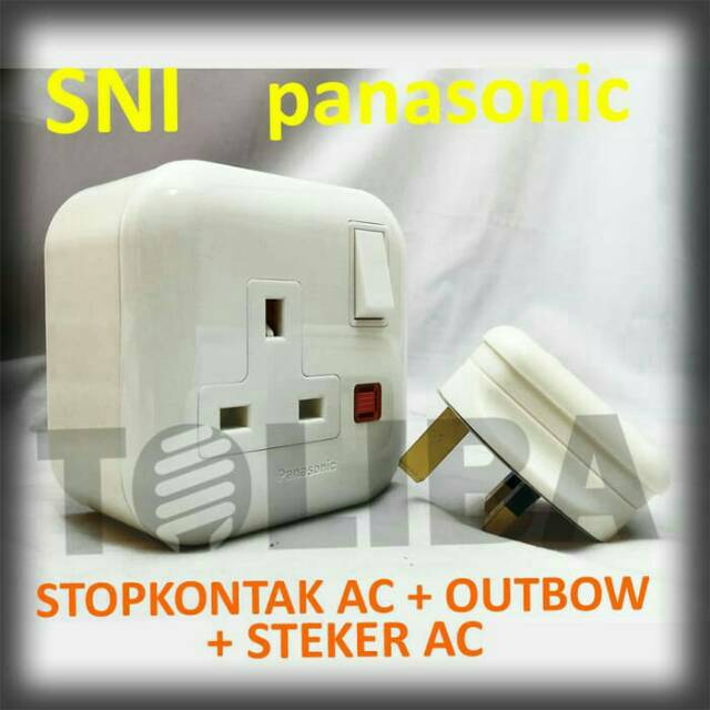 Stop Kontak AC SET WBJ1214W-3K PANASONIC