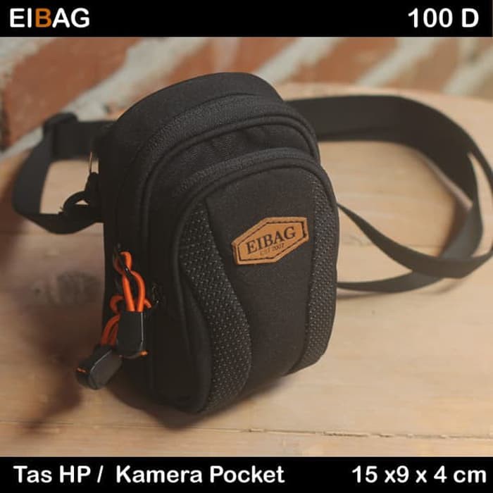 TAS WANITA TERBAIK BERKUALITAS TINGGI Tas HpTas Go ProTas Kamera Pocket Eibag 100 Abu HS730