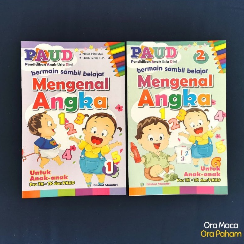 Buku TK Bermain sambil Belajar Mengenal Angka & Huruf