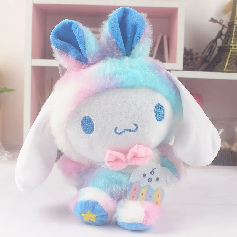 BONEKA CINNAMOROLL MELODY KUROMI HELLO KITTY RAINBOW IMPOR