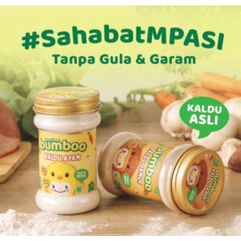 Bumboo Bumbo Kaldu MPASI Ayam Jamur Keju Bubuk Cheese Powder Baby Bayi