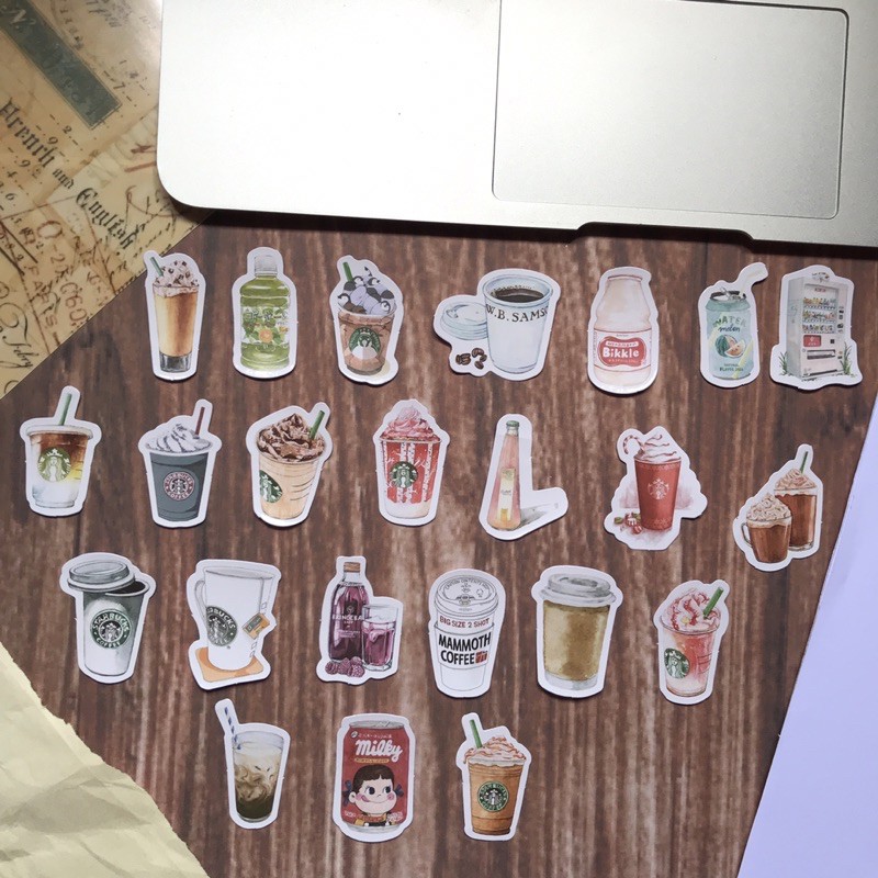 

[GSB OFFICIAL] Sticker Deco Drinks untuk Journal atau Scrapbook