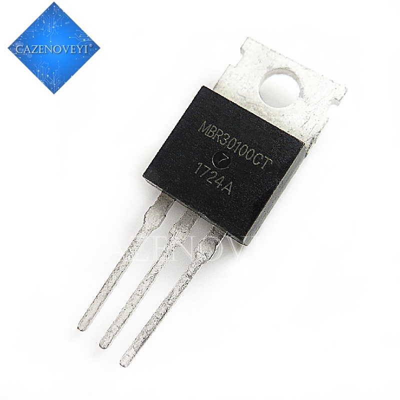 10pcs Ic Mbrf30100Ct Mbr30100Ct Mbrf30100 Mbr30100 B30100G To-220