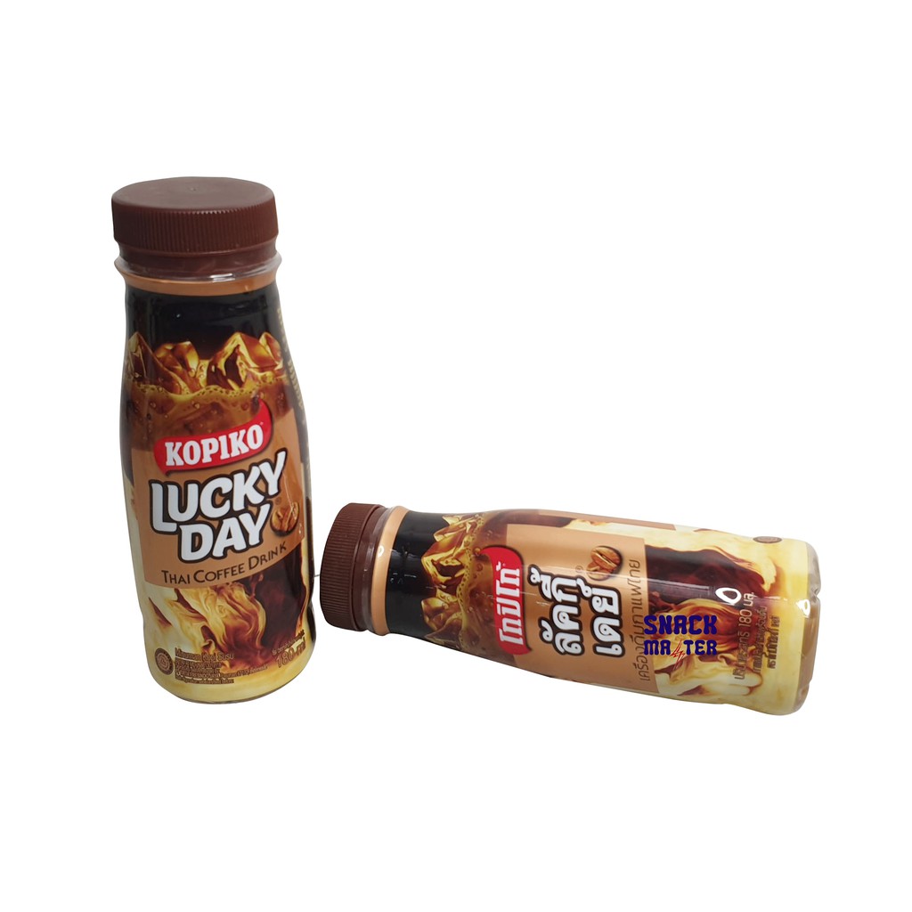 

Kopiko Lucky Day Thai Coffee Minuman Kopi Botol - Netto180 ml