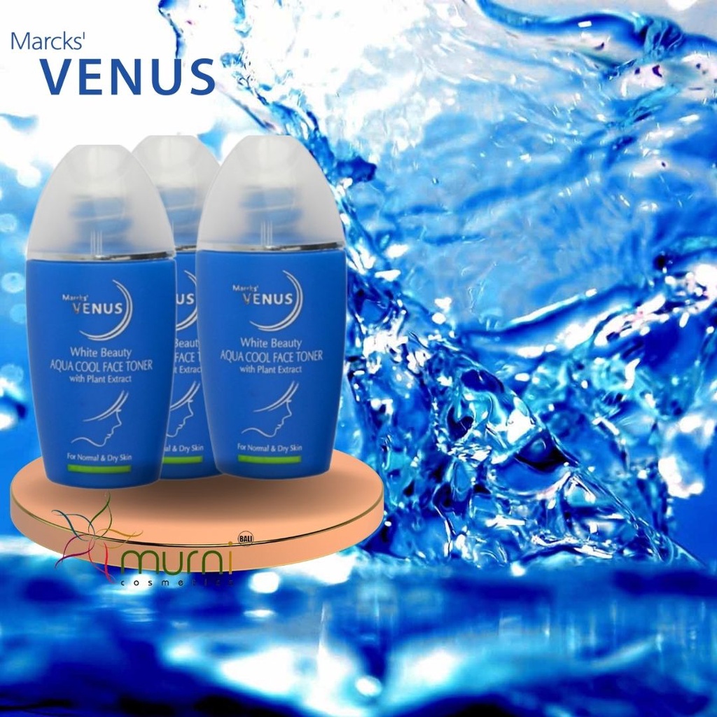 MARCKS VENUS WHITE BEAUTY AQUA COOL FACE TONER WITH  PLANT EXTRACT 50ML