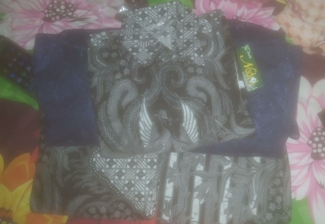 [ada Anak Ori 6 Warna] Abimanyu Batik _ Couple Batik Tile Annabel Pinguin