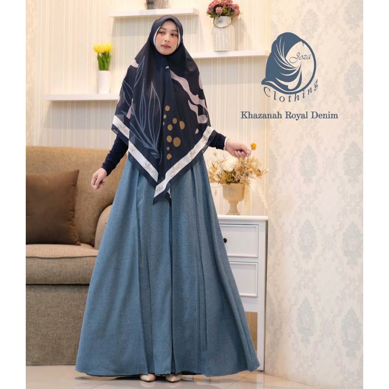 dress joza khazanah royal denim ( dress only)