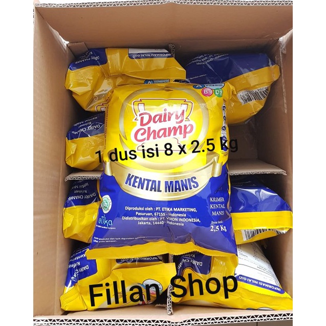 

KHUSUS KARGO SUSU DAIRY CHAMP 2,5 KG DUS