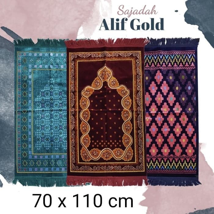 sajadah alif besar 70 x 100 cm