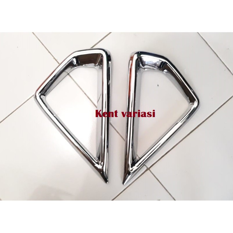 JSL Cover Lampu Kabut Sigra 2019 Fog Lamp Cover Chrome