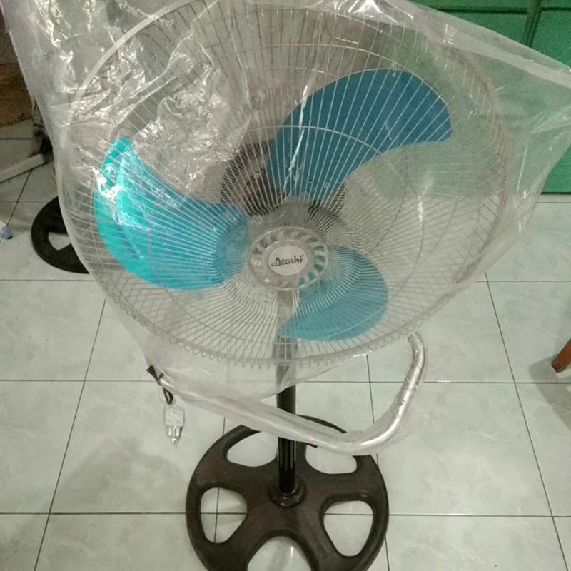 Kipas angin arashi multi function/Arashi 18Inch Kipas Angin Duduk Berdiri Dinding Besi putih