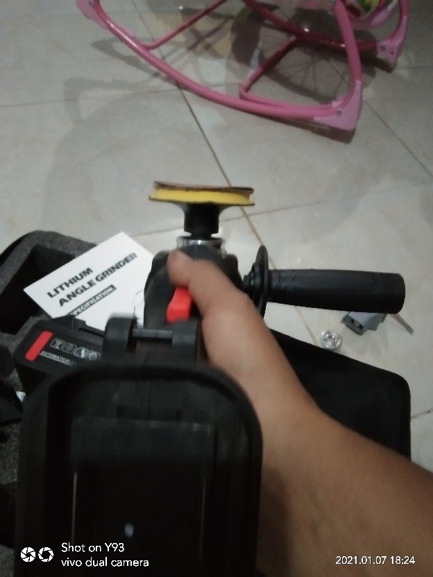 Cordless Angle Grinder 48v Jld Brushless Mesin Gerinda 48v