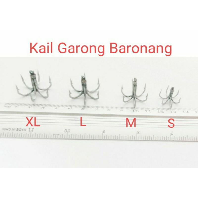 Hook Kail Garong Baronang Cakar Pancing Kembang