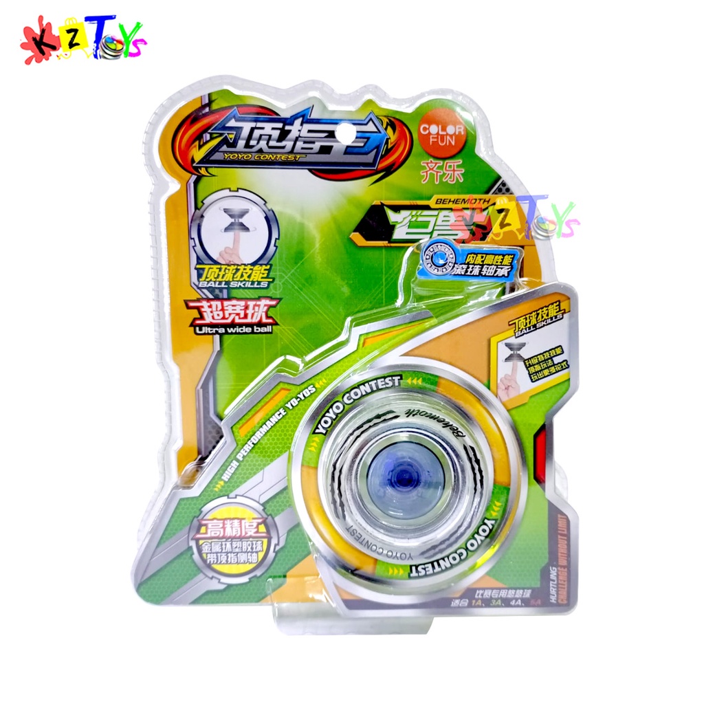 MAINAN YOYO CONTEST BEHEMOTH 3 BEARING COLOR FUN SUARA KLAHAR