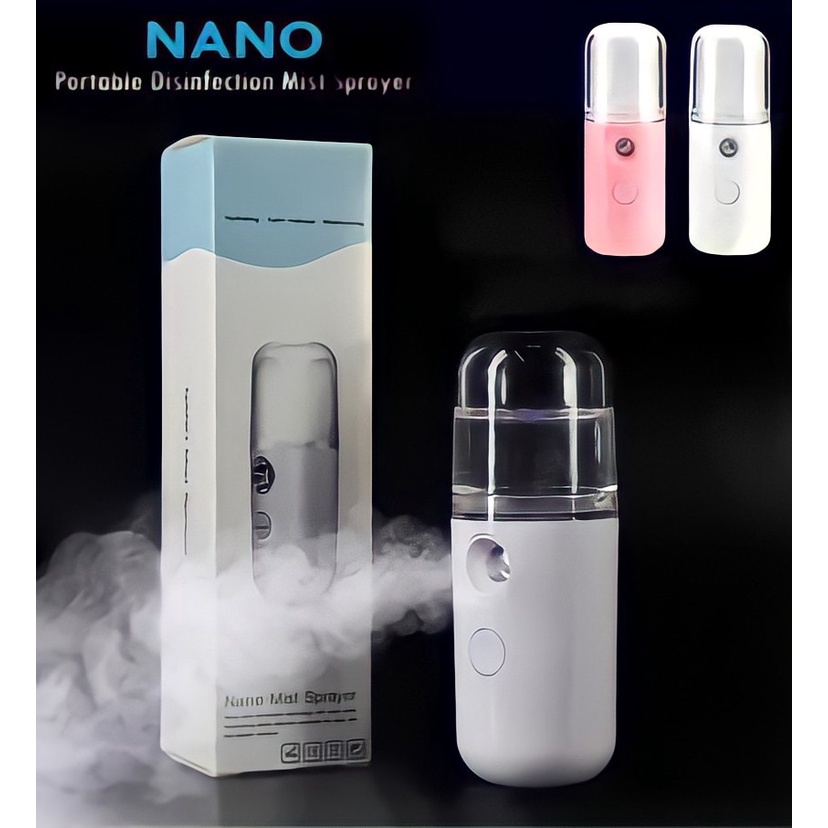 ( BISA COD ) PROMO NANO SPRAY FACE MIST / BOTOL NANO SPRAY PORTABLE / SEMPROTAN WAJAH FACIAL / SPRAYER DISENFEKTAN / NANO SPRAY / SEMPROTAN NANO / PELEMBAB WAJAH PORTABLE / NANO MIST SPRAY USB VIRAL