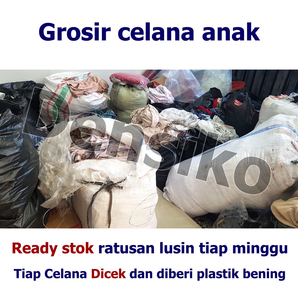[GROSIR] 1 lusin Celana Pendek Anak Katun (1) Paket Usaha Dari Konveksi Celana Anak Grosiran
