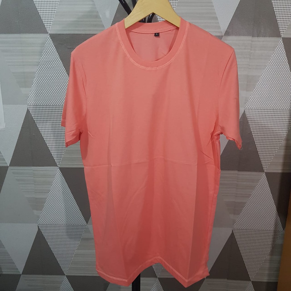 Kaos Polos Basic T-Shirt - Pink Salem