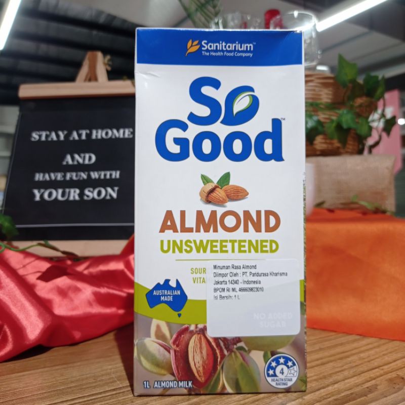 

sanitarium so good almond milk unsweet 1lt