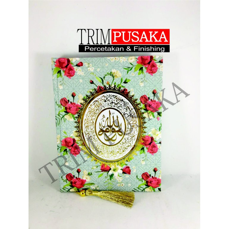 Buku Yasin Hard Cover Bunga