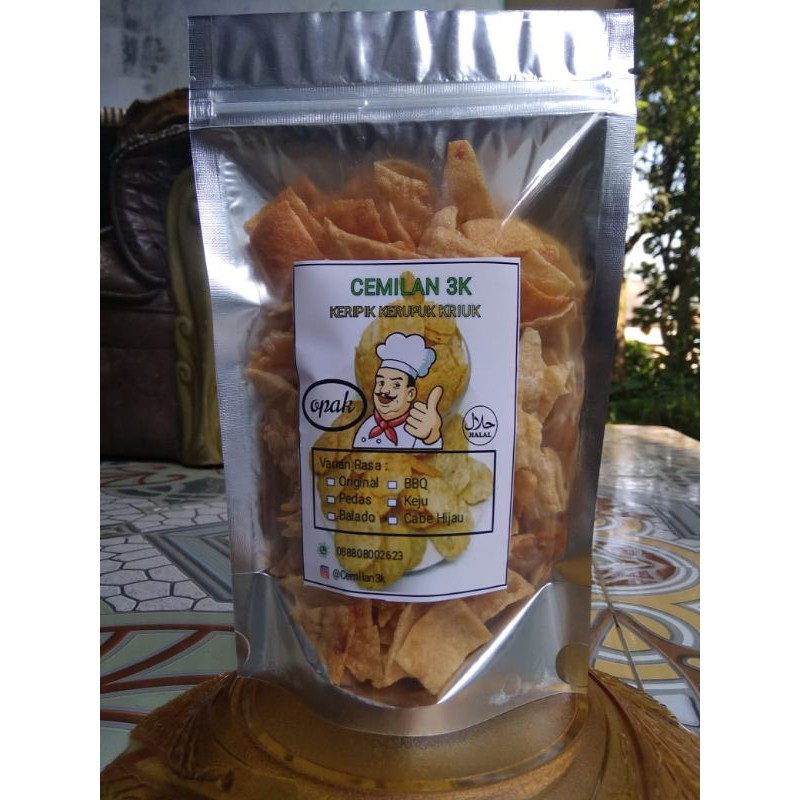 

cemilan3k opak yg enak dan renyah
