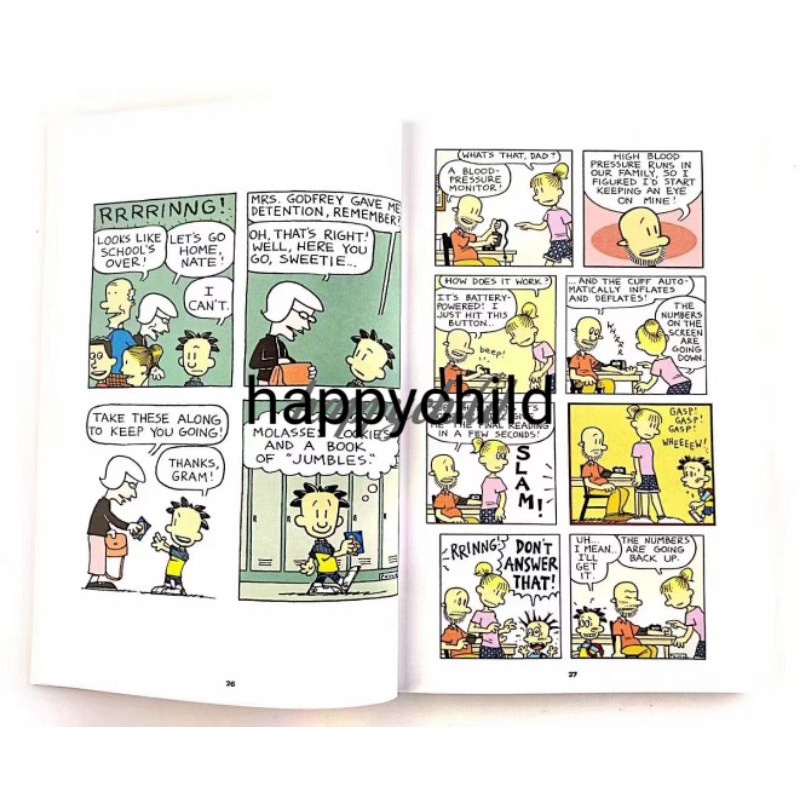 original big nate welcome to my world 176 pages buku impor buku anak happychild